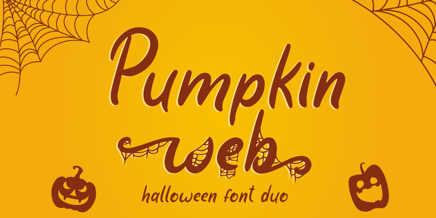 Шрифт Pumpkin Web